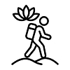걷기명상,순례 아이콘